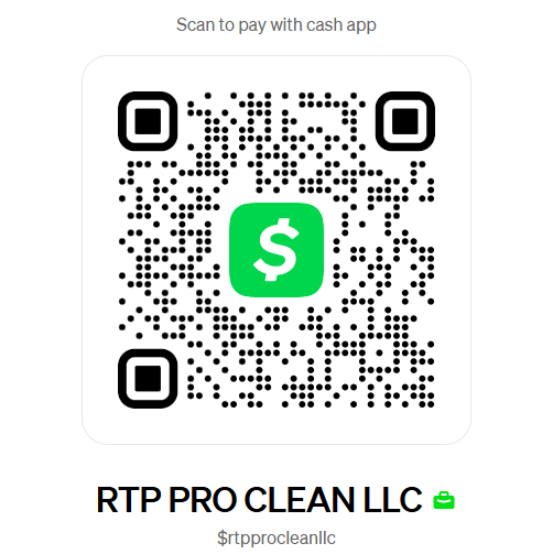 Scan to pay with Cash App - $rtpprocleanllc